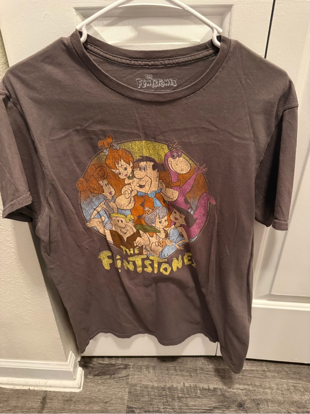 Kohl's The Flintstones Graphic Tee in Brown with Multicolor Print